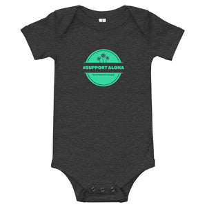 Baby bodysuits #SUPPORT ALOHA Series Palm Tree