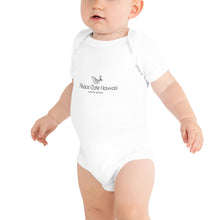 Load image into Gallery viewer, Baby Bodysuits Peace Cafe Hawaii Logo Black
