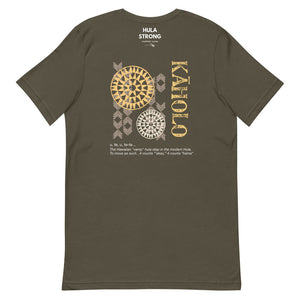 Short-Sleeve Unisex T-Shirt KAHOLO Front & Back printing Logo White