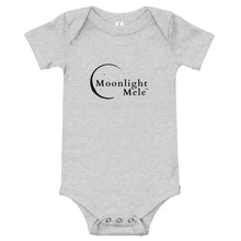 Load image into Gallery viewer, Baby Bodysuits Moonlight Mele Logo Black
