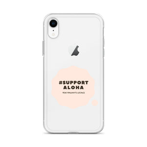 iPhone Case #SUPPORT ALOHA Series Cloud Pink