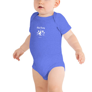Baby Bodysuits HULA STRONG Girl Logo White