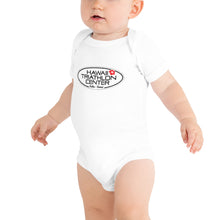 Load image into Gallery viewer, Baby Bodysuits Hawaii Triathlon Center Logo Black
