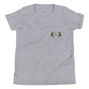 Youth Short Sleeve T-Shirt HULA STRONG Girl 02 Logo Brown