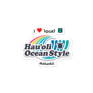 Bubble-free stickers Hauoli Ocean Style