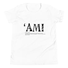 Load image into Gallery viewer, Youth Short Sleeve T-Shirt AMI Front &amp; Back printing
