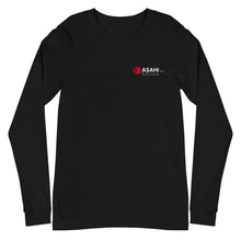 Load image into Gallery viewer, Unisex Long Sleeve Tee ASAHI Grill Logo White
