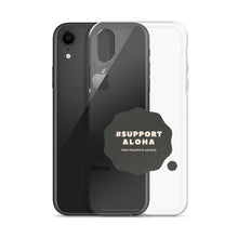 Load image into Gallery viewer, iPhone Case #SUPPORT ALOHA Series Cloud Black
