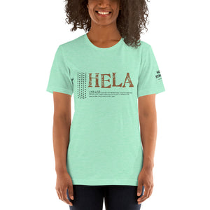 Short-Sleeve Unisex T-Shirt HELA Front & Shoulder printing