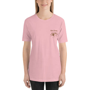 Short-Sleeve Unisex T-Shirt HULA STRONG Girl Logo Brown