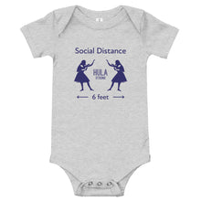 Load image into Gallery viewer, Baby Bodysuits HULA STRONG Girl #3 (Social distance) Logo navy
