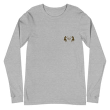 Load image into Gallery viewer, Unisex Long Sleeve Tee HULA STRONG Girl 02 Logo Brown
