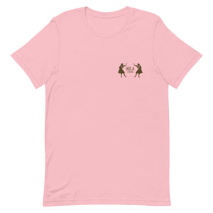 Short-Sleeve Unisex T-Shirt HULA STRONG Girl 02 Brown
