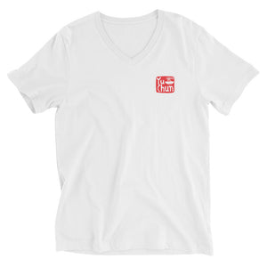 Unisex Short Sleeve V-Neck T-Shirt Yu Chun