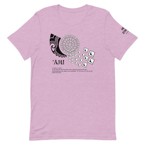 Short-Sleeve Unisex T-Shirt AMI Front & shoulder printing