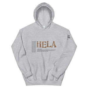 Unisex Hoodie HELA Front & Shoulder printing