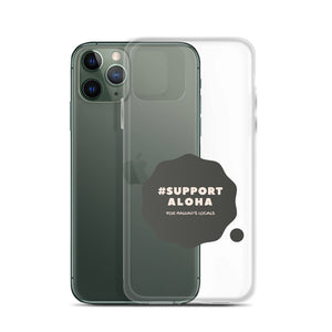 iPhone Case #SUPPORT ALOHA Series Cloud Black