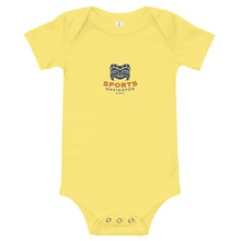 Load image into Gallery viewer, Baby Bodysuits SPONAVIHAWAII Logo Blue
