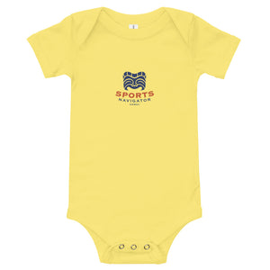 Baby Bodysuits SPONAVIHAWAII Logo Blue