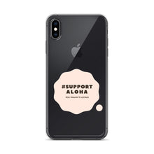 Load image into Gallery viewer, iPhone Case #SUPPORT ALOHA Series Cloud Pink
