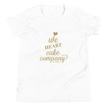Load image into Gallery viewer, Youth Short Sleeve T-Shirt We Heart Cake Company
