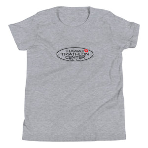 Youth Short Sleeve T-Shirt Hawaii Triathlon Center Logo Black
