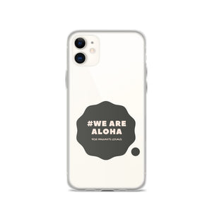 iPhone Case #WE ARE ALOHA Series Cloud Black