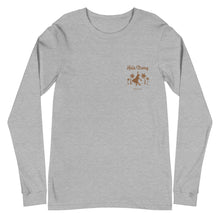 Load image into Gallery viewer, Unisex Long Sleeve Tee HULA STRONG Girl Logo Brown
