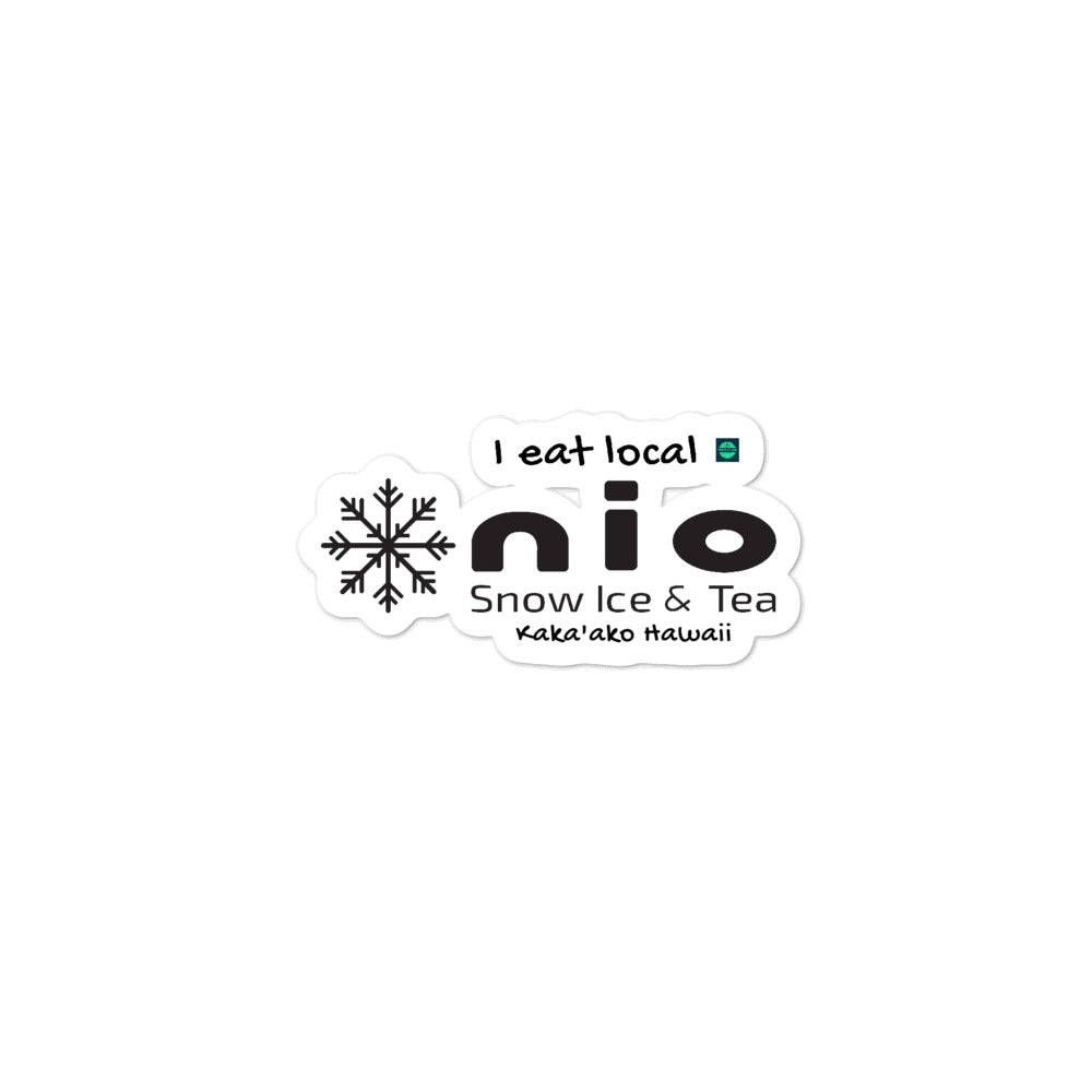 Bubble-free stickers NIO Snow Ice & Tea