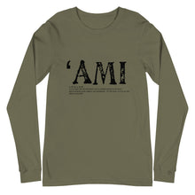 Load image into Gallery viewer, Unisex Long Sleeve Tee AMI Front &amp; Back printing
