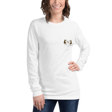 Load image into Gallery viewer, Unisex Long Sleeve Tee HULA STRONG Girl 02 Logo Brown
