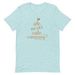 Short-Sleeve Unisex T-Shirt We Heart cake Company
