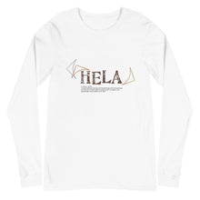 Load image into Gallery viewer, Unisex Long Sleeve Tee HELA Front &amp; Back printing
