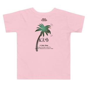 Toddler Short Sleeve Tee "KAO" / Front & Back Printing