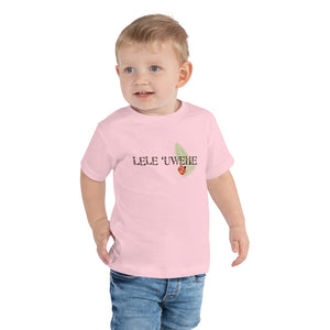 Toddler Short Sleeve Tee "LELE 'UWEHE" / Front & Back Printing