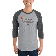 Load image into Gallery viewer, 3/4 sleeve raglan shirt KAWELU Kahili
