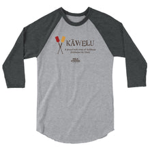 Load image into Gallery viewer, 3/4 sleeve raglan shirt KAWELU Kahili
