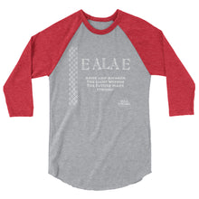 Load image into Gallery viewer, 3/4 sleeve raglan shirt E ALA E Logo White
