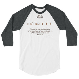 3/4 sleeve raglan shirt E HO MAI