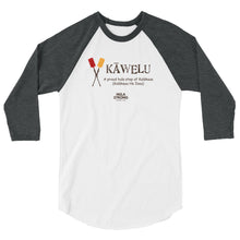 Load image into Gallery viewer, 3/4 sleeve raglan shirt KAWELU Kahili
