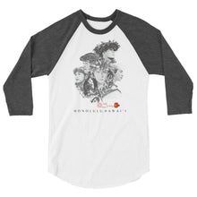 Load image into Gallery viewer, Unisex 3/4 sleeve raglan shirt for HULA HO&#39;OLAUNA ALOHA 2022
