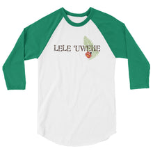 Load image into Gallery viewer, 3/4 sleeve raglan shirt LELE &#39;UWEHE
