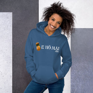 Unisex Hoodie E HO MAI IPU Logo White