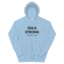 Load image into Gallery viewer, Unisex Hoodie HULA STRONG Logo Black
