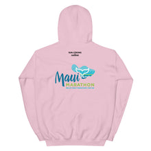 Load image into Gallery viewer, Unisex Hoodie Maui Marathon Front &amp; Back printing (Logo Black)
