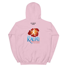 Load image into Gallery viewer, Unisex Hoodie Kauai Marathon Front &amp; Back printing (Logo Black)
