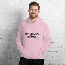 Load image into Gallery viewer, Unisex Hoodie RUN STRONG FOR HAWAII (Logo Black)
