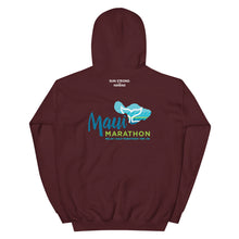 Load image into Gallery viewer, Unisex Hoodie Maui Marathon Front &amp; Back printing (Logo White)
