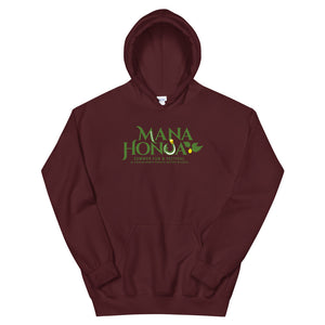 MANA HONUA Unisex Hoodie Logo Green
