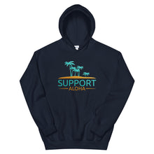 Load image into Gallery viewer, Unisex Hoodie #SUPPORT ALOHA Series Island
